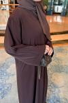 Liyana Abaya Kahverengi