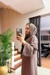 SOLEA ABAYA Kahverengi